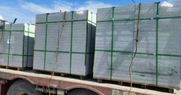 玉溪 芝麻白花岗岩地铺石装车日常