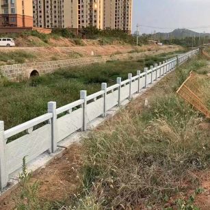 玉溪 白麻河道栏杆效果展示图