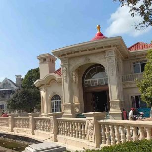 玉溪 黄金麻花岗岩欧式别墅