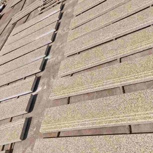 玉溪 黄金麻花岗岩光面楼梯踏步