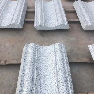 玉溪 白麻花岗岩光面别墅线条