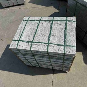 玉溪 白麻花岗岩石材自然面蘑菇石成品