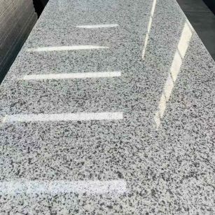 玉溪 白麻花岗岩光面毛板