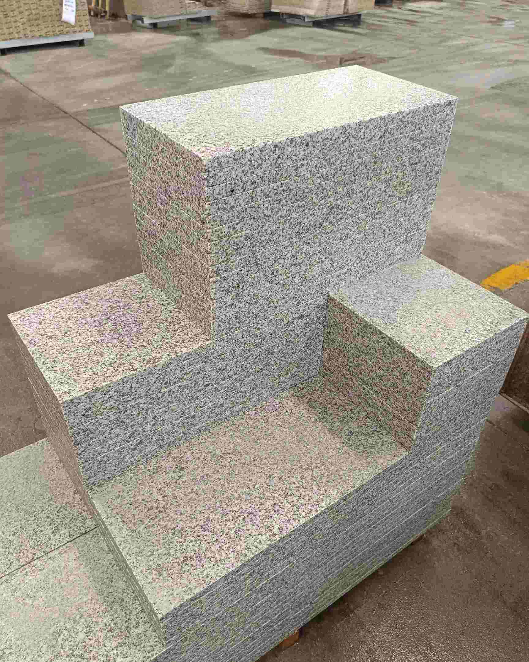 玉溪 白麻花岗岩荔枝面地铺石