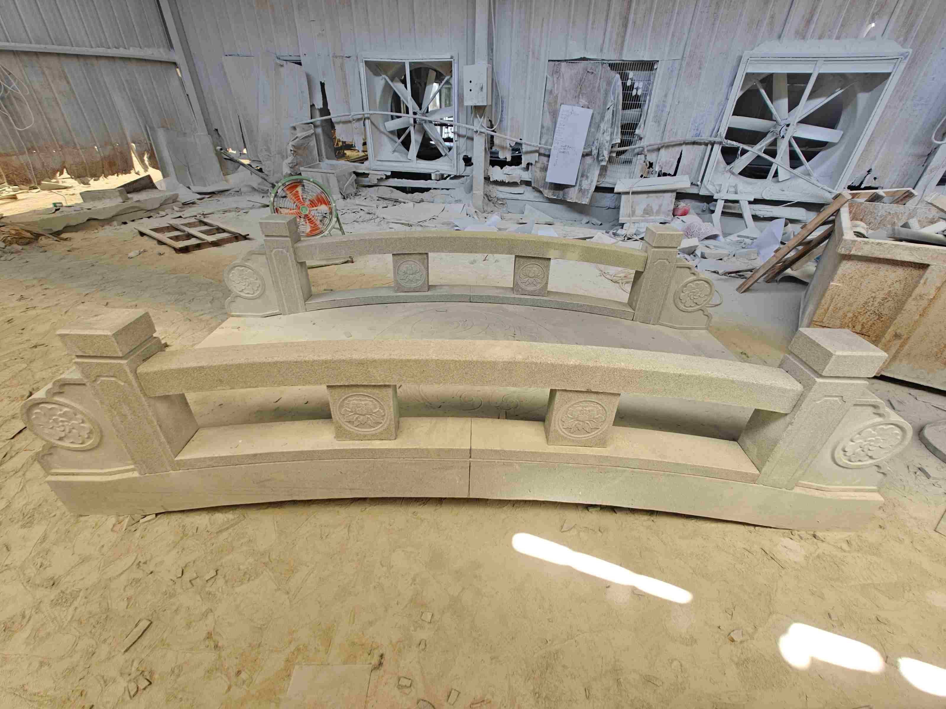 玉溪 芝麻灰花岗岩异形加工-拱桥，石桥