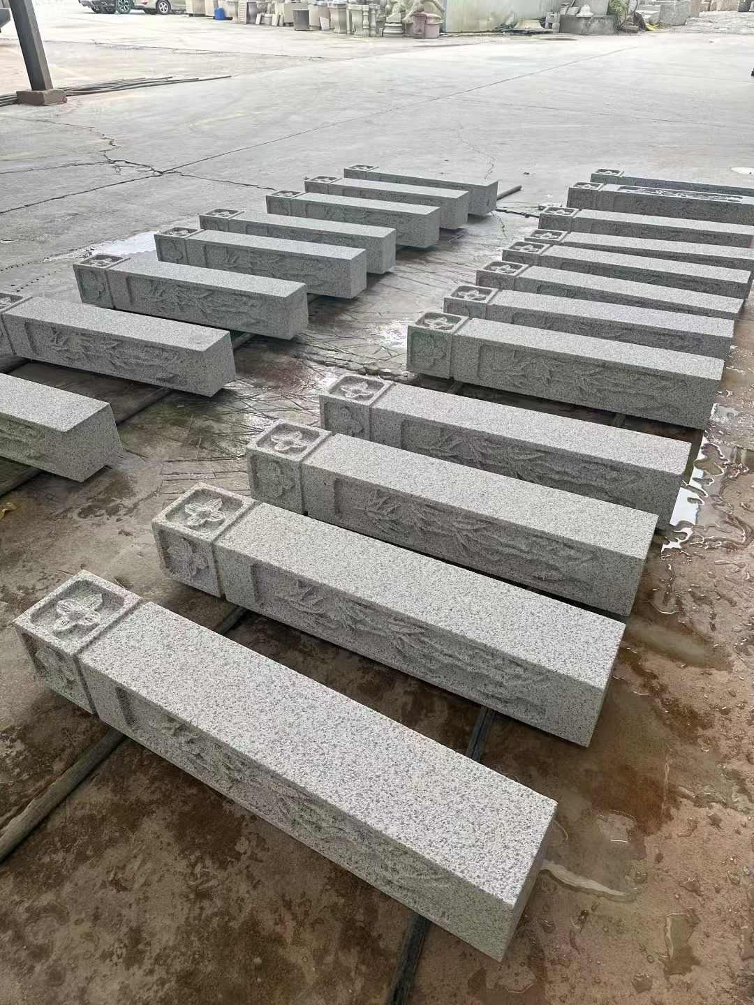 玉溪 白麻方柱雕花防水